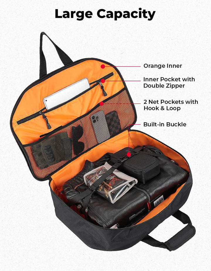 Upgraded Tour Pack Organizer 40L for Touring Models