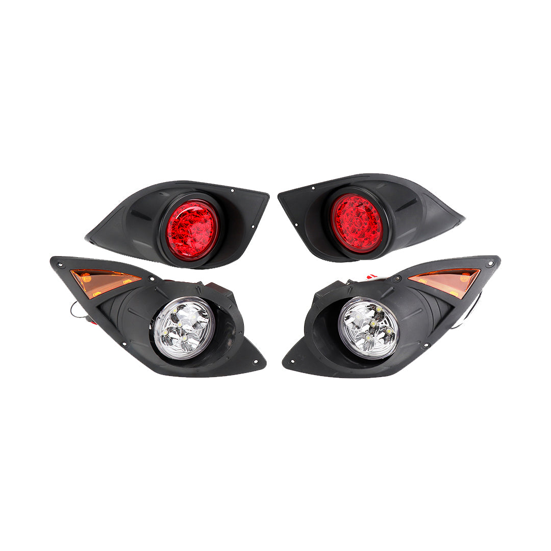 Golf Cart LED Headlight & Tail Light Kit Set 2007-Up For For Yamaha G29  Drive