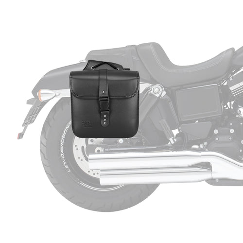 Motorcycle Leather Saddle Bags for Sportster Softail Dyna Road King