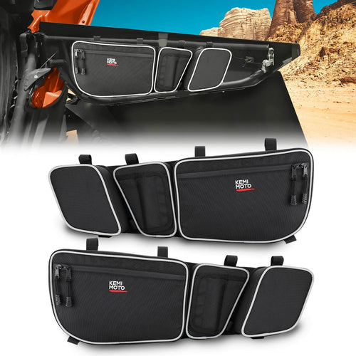 Can-Am Maverick X3 Front Door Storage Bags & Center Storage Bag - KEMIMOTO