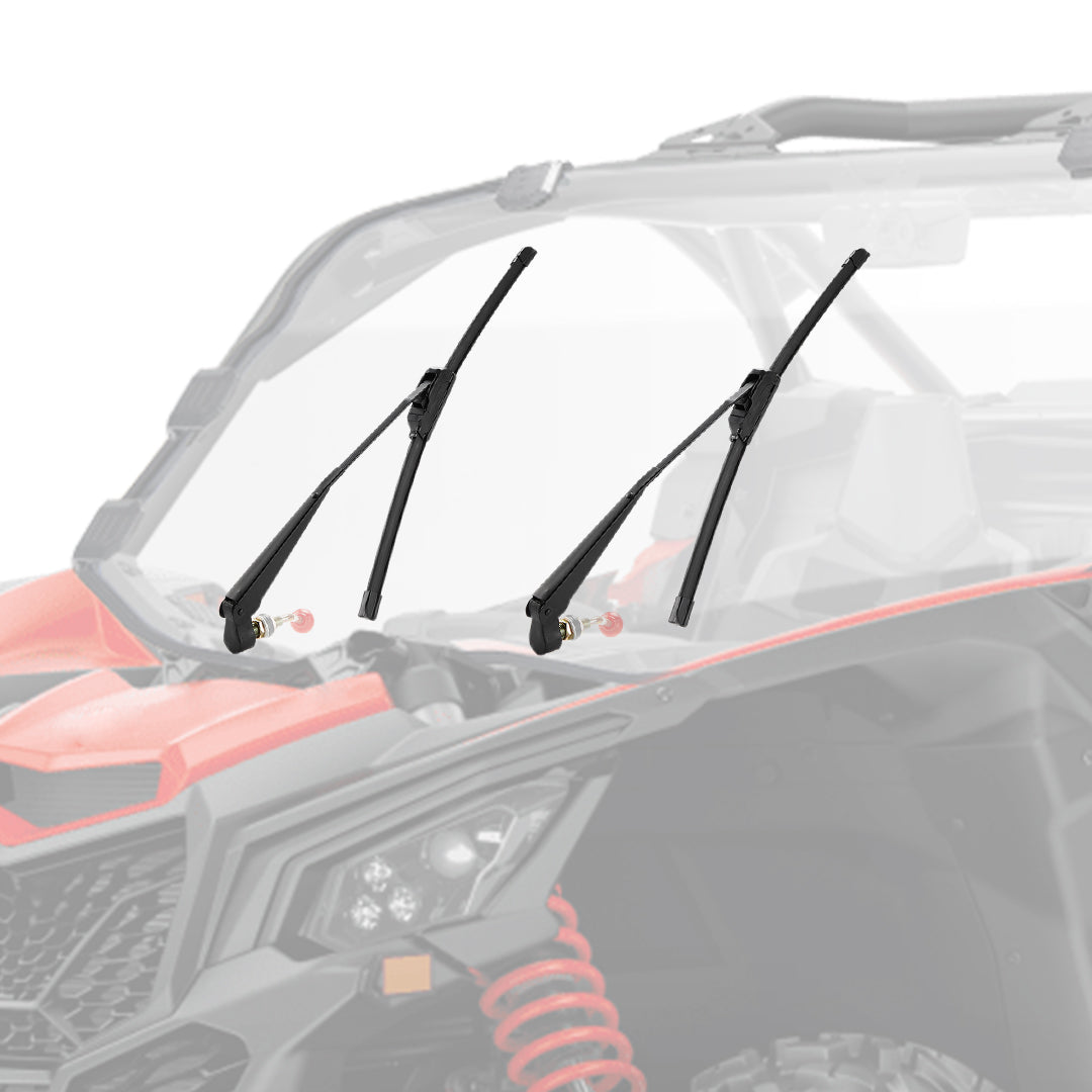 Valchoose Professional UTV Windshield Wiper Kit, 16” Blade Fit Curved and  Flat Windshield Manual Windshield Wiper, Compatible with Polaris Ranger RZR  Can Am Kawasaki Honda Pioneer Golf Cart (Set of 2) - Yahoo Shopping