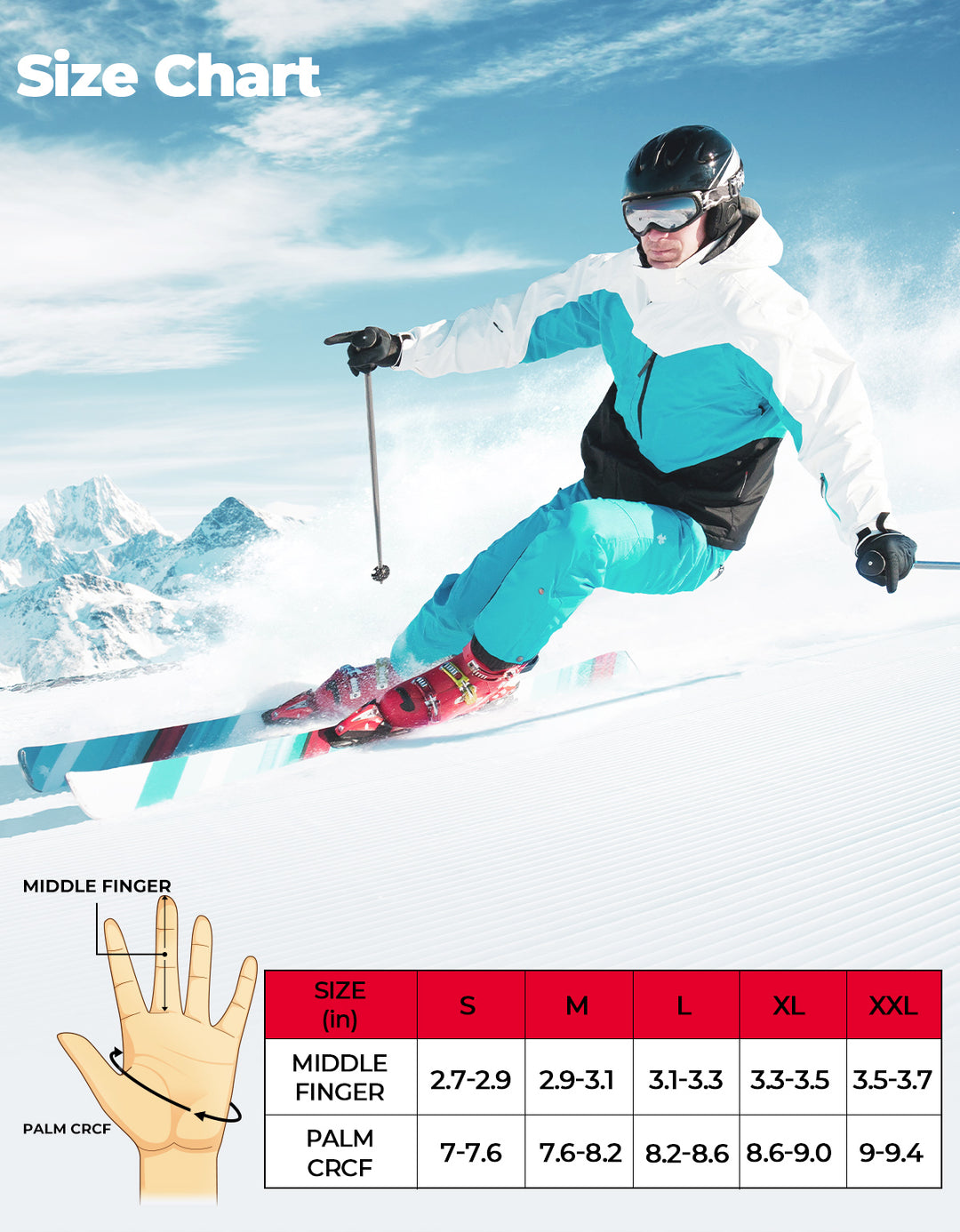 Winter Heated Vest & Heated skiing gloves - Kemimoto