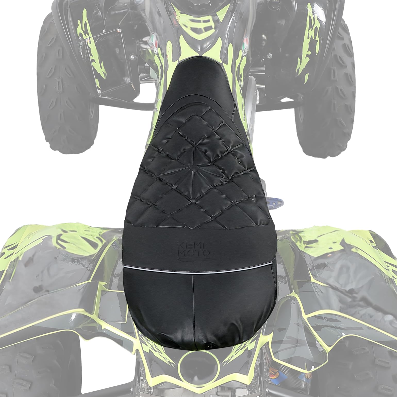 ATV / Motorcycle Air Seat Cushion Pressure Relief for Polaris Sportsman Fourtrax Can-Am Kawasaki - Kemimoto