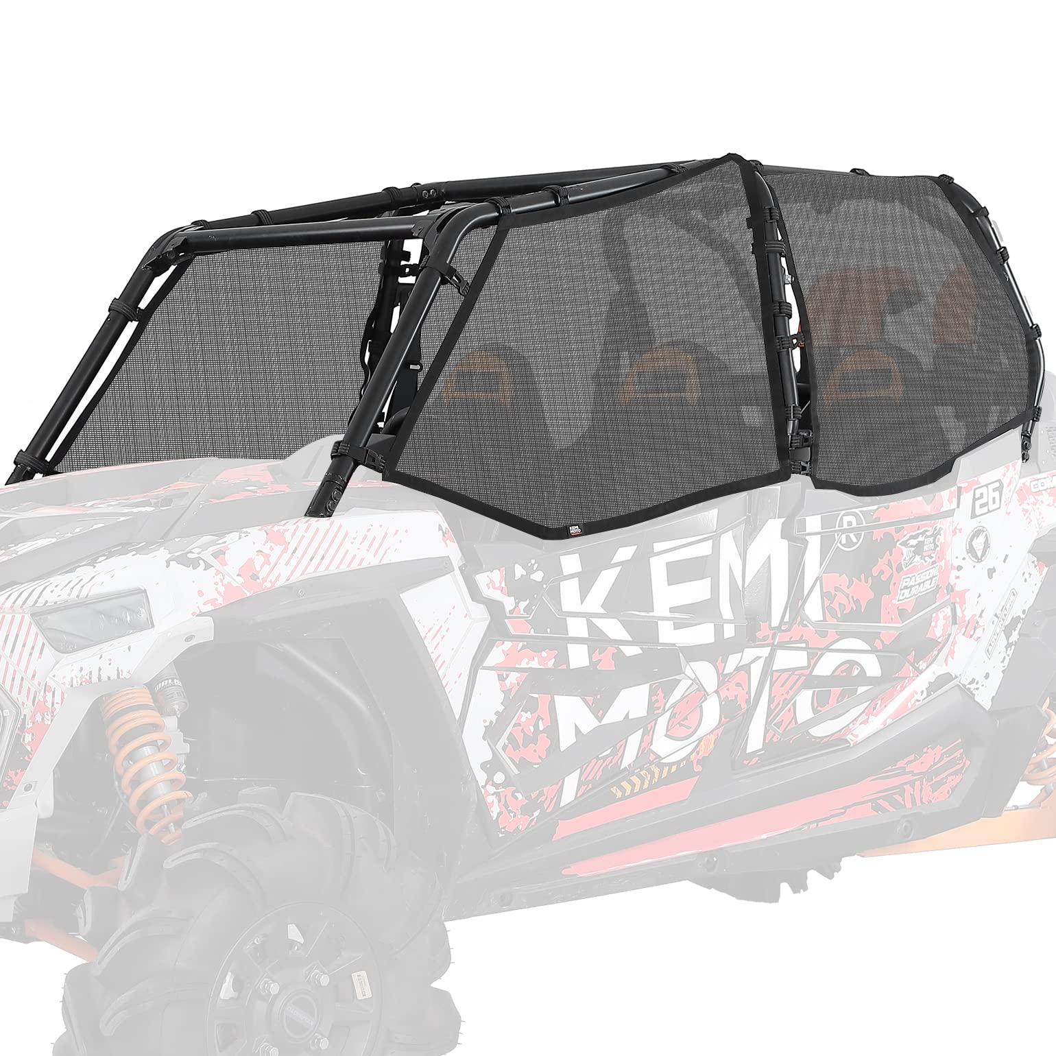 Roll Cage Side Window Mesh Net Fit Polaris RZR XP 4 1000