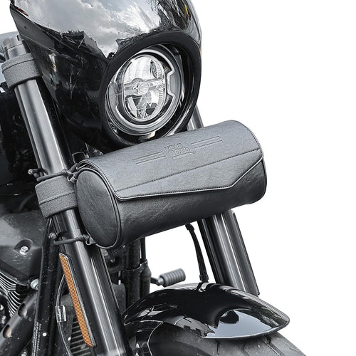 Motorcycle Fork Handlebar Bag for Harley - Kemimoto