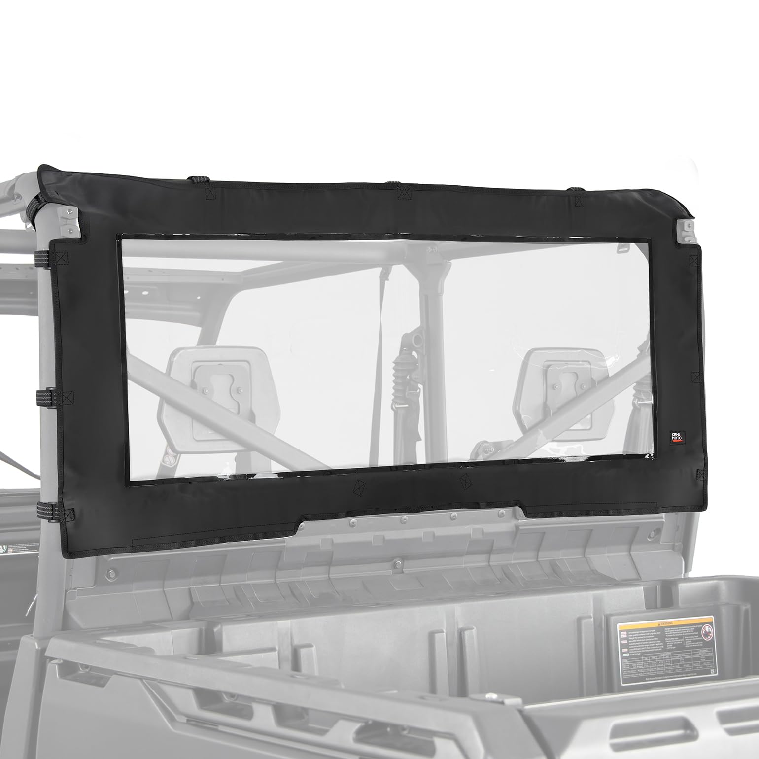 Soft Rear Windshield for Can-Am Defender - Kemimoto