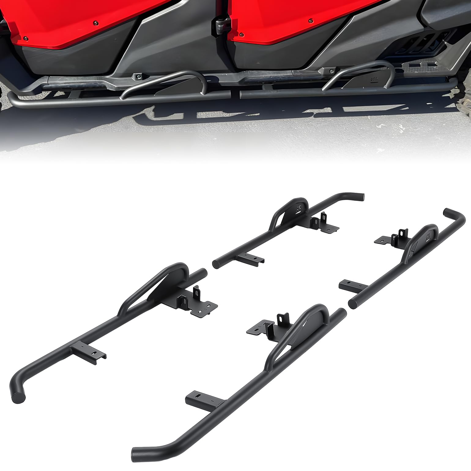 4 PCS Nerf Bars for Pioneer 1000-6 - Kemimoto