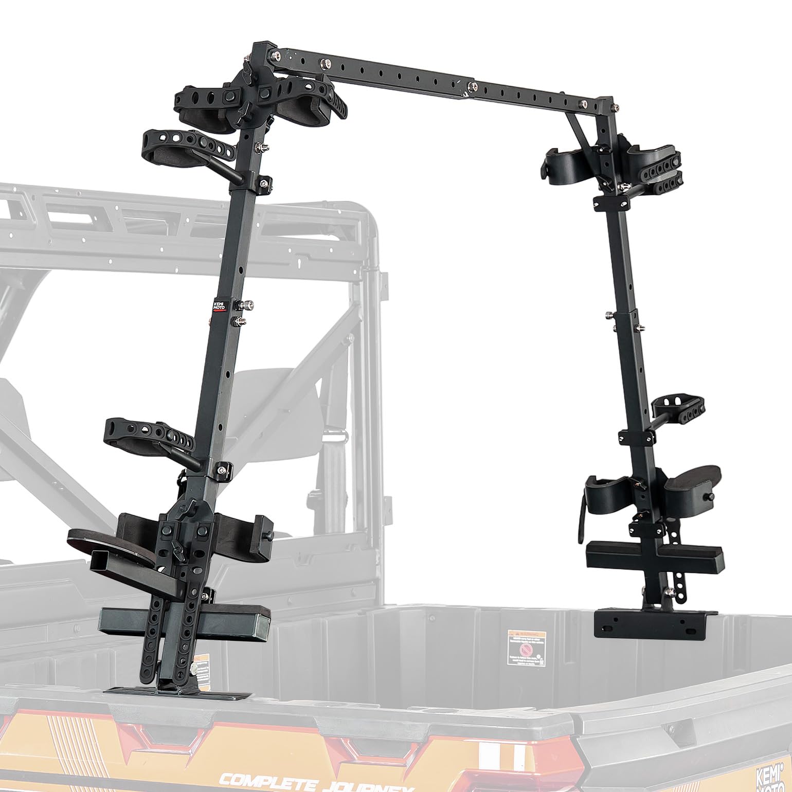 UTV Double Crossbow Rack for Polaris Ranger General Pioneer - Kemimoto