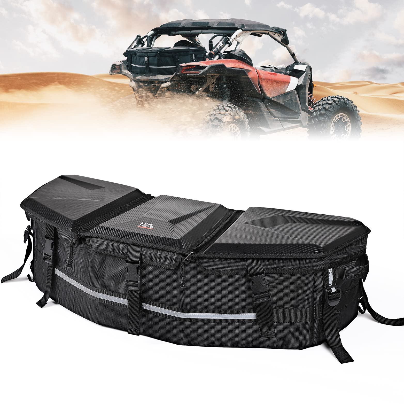  Tusk Seat Cargo Rack Kit Rear for CAN-AM Maverick X3 Max X RS  Turbo RR Smart-Shox 72 Inch 2021-2022 : Automotive