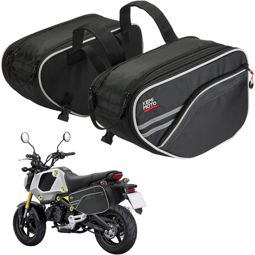 Motorcycle Saddlebags Waterproof 30L (15L*2) Fit Grom - Kemimoto