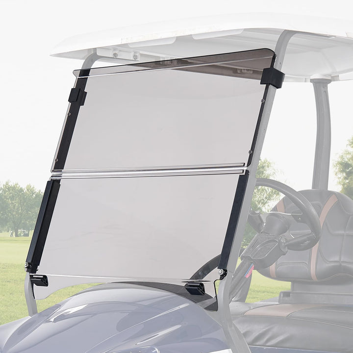 Foldable Golf Cart Windshield for Club Car Precedent Gas/Electric (04-Up) - Kemimoto