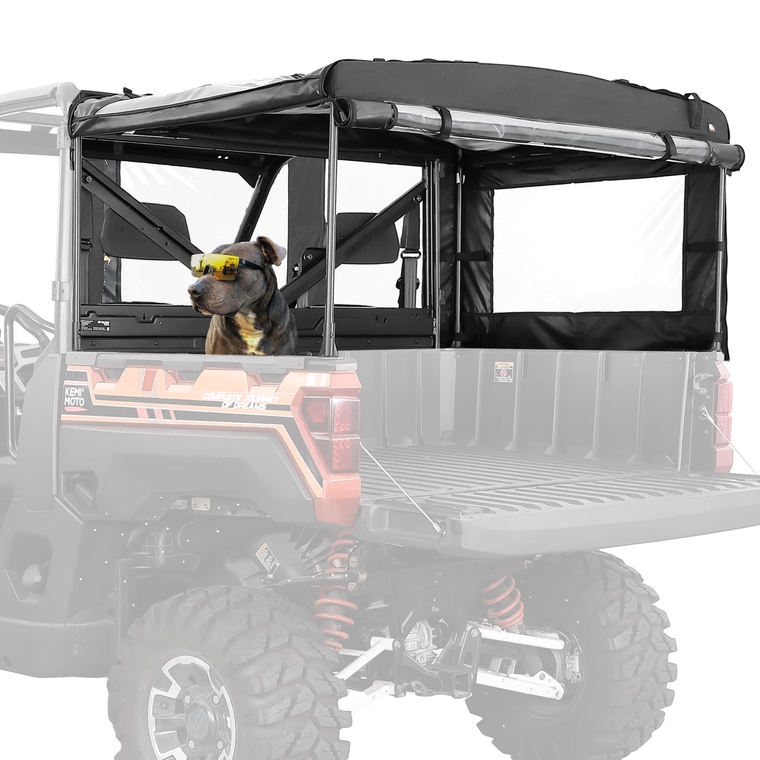 UTV Soft Cargo Camper Bed Cover Rack for Polaris Ranger