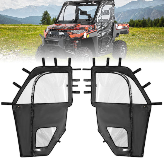 UTV Cab Enclosure Upper Doors For Ranger XP 1000 (2017-2023) - Kemimoto