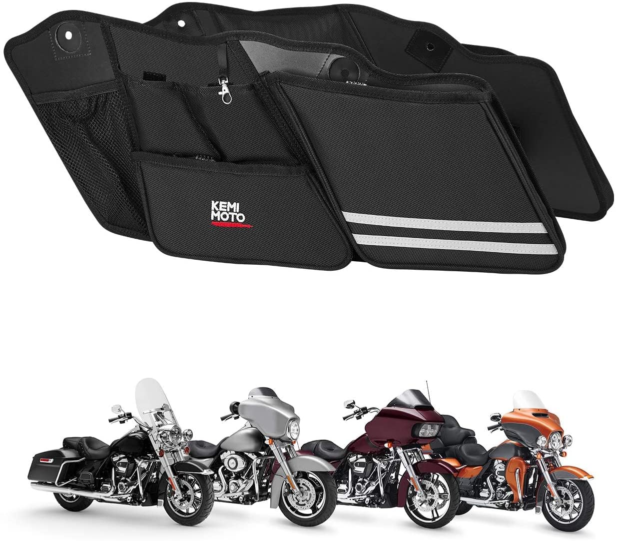 Saddle Bag Organizers for 2014-2024 Street Glide Road King Road Glide Electra Glide