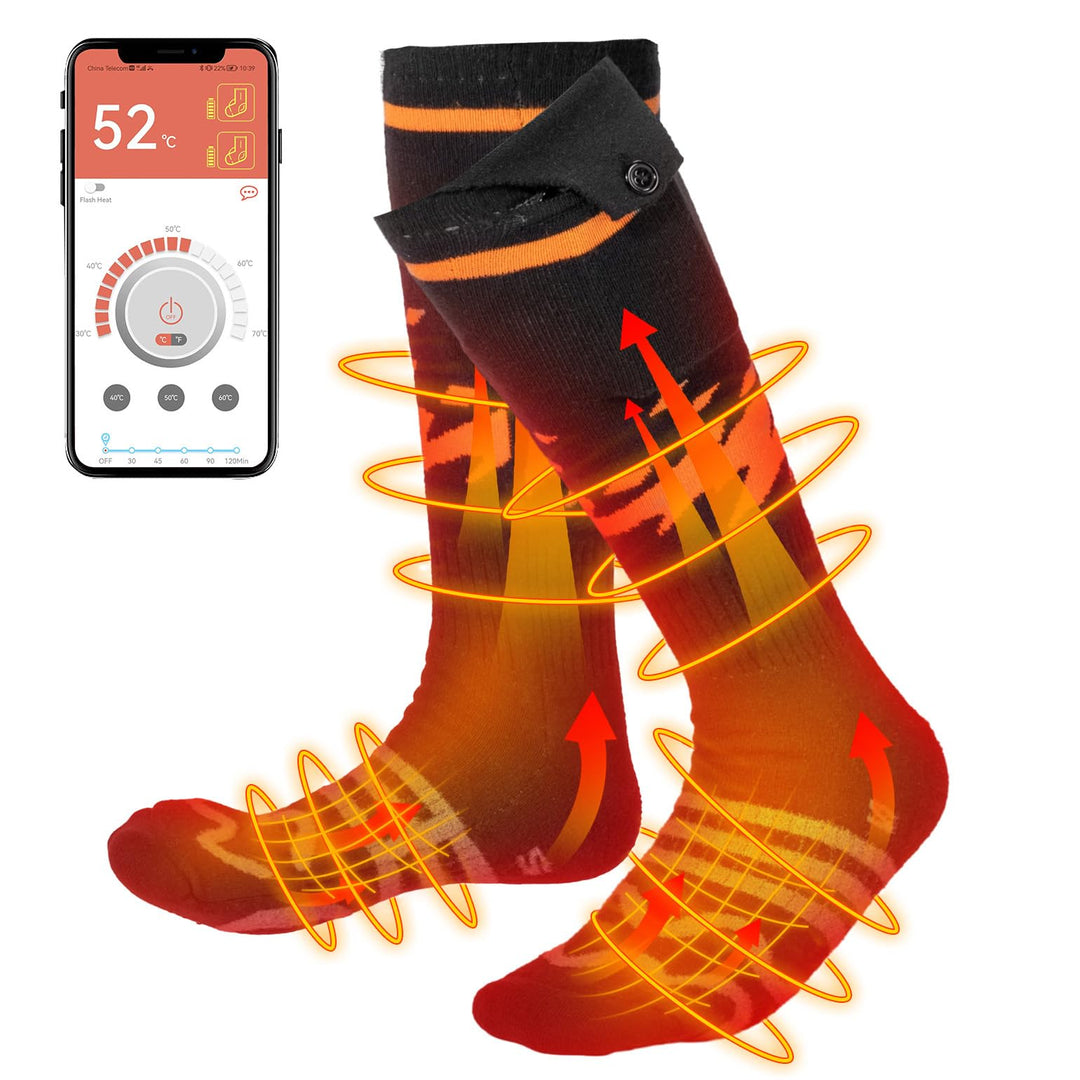 Heated Hoodie & Snowmobile Heated Gloves & Unisex Heated Socks - Kemimoto