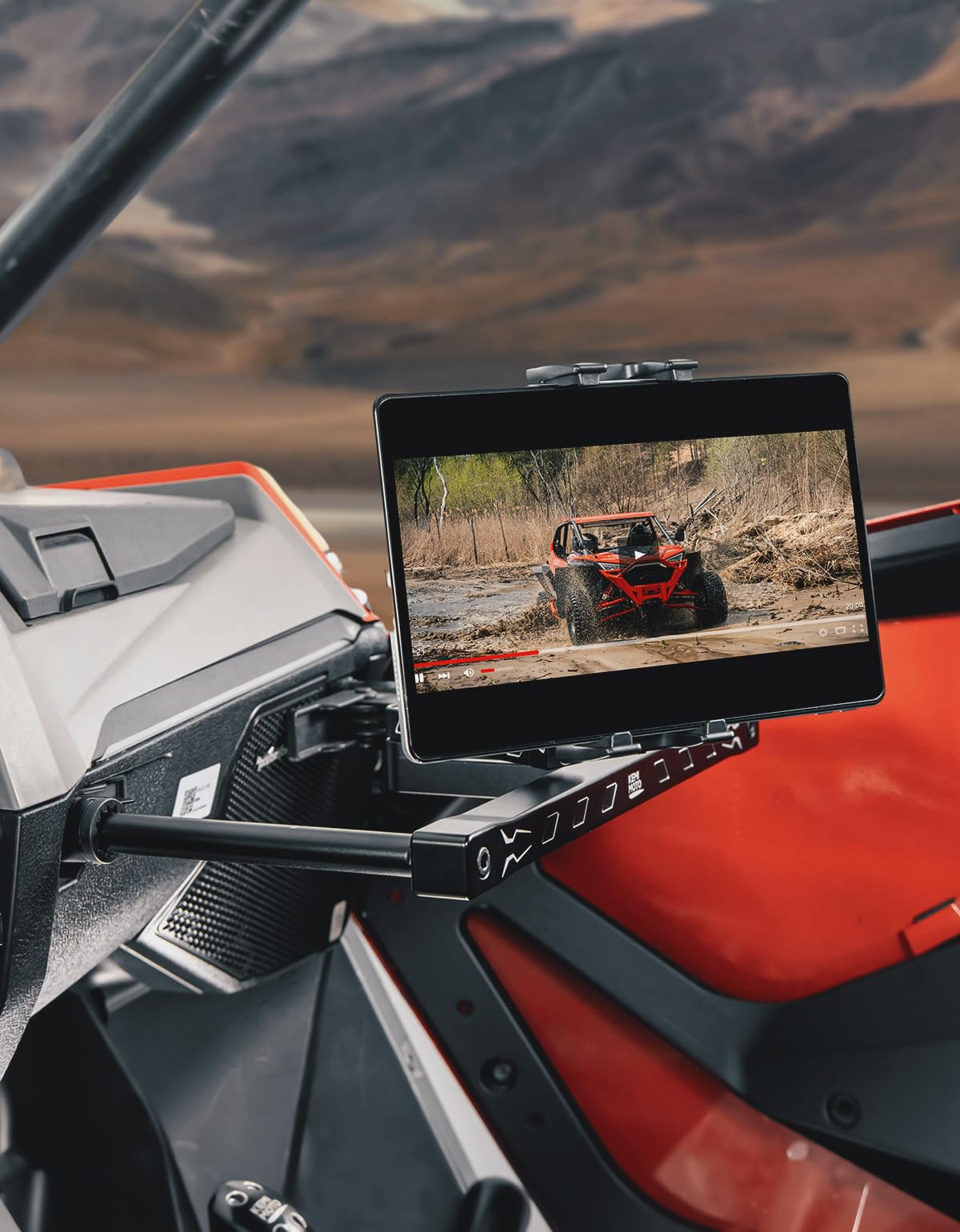 Electronic Device Mounts with Grab Bar For RZR PRO XP/R/Turbo R - Kemimoto