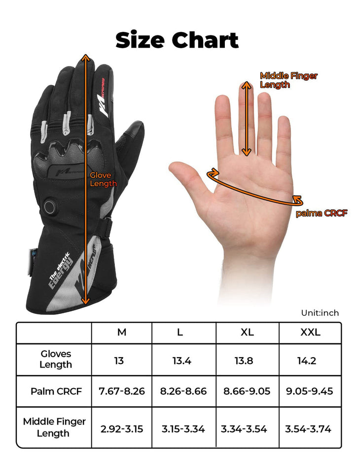 Heated Vest by APP Temp Control & 7.4V Heated Gloves - Kemimoto