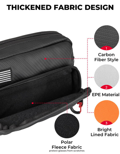 Motorcycle Handlebar Bag with Waterproof Cover