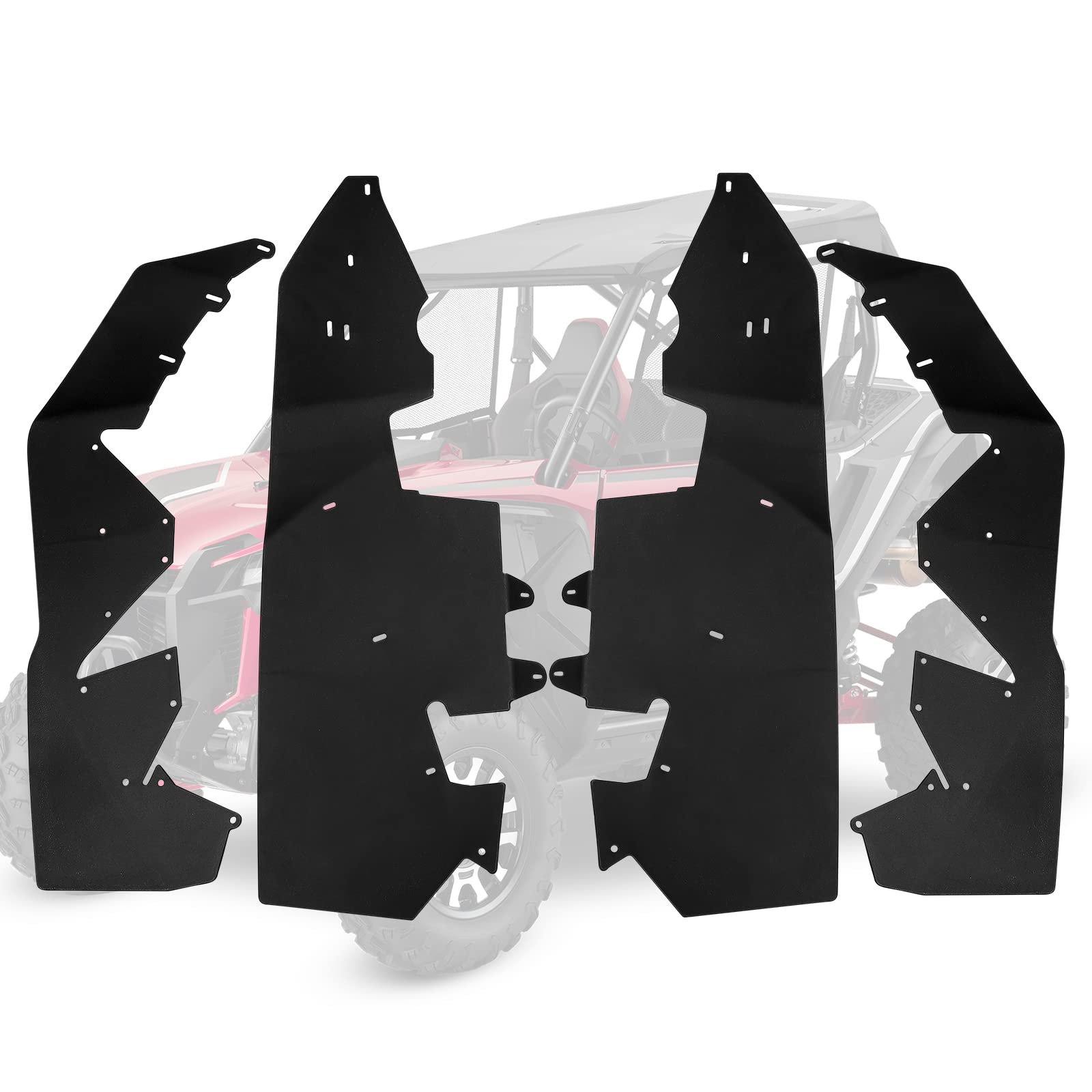 Fender Flares Mud Guards Mud Flaps Fit Talon 1000r 1000x 1000x-4 - Kemimoto