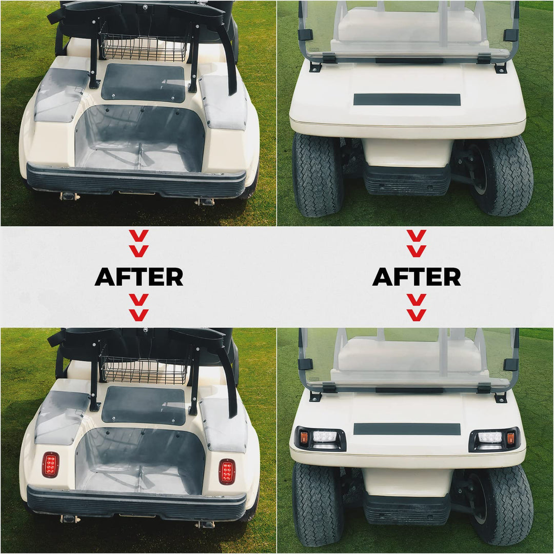 Club Auto DS Golf Cart LED Scheinwerfer & LED Rück Licht Set - 1993 & Up