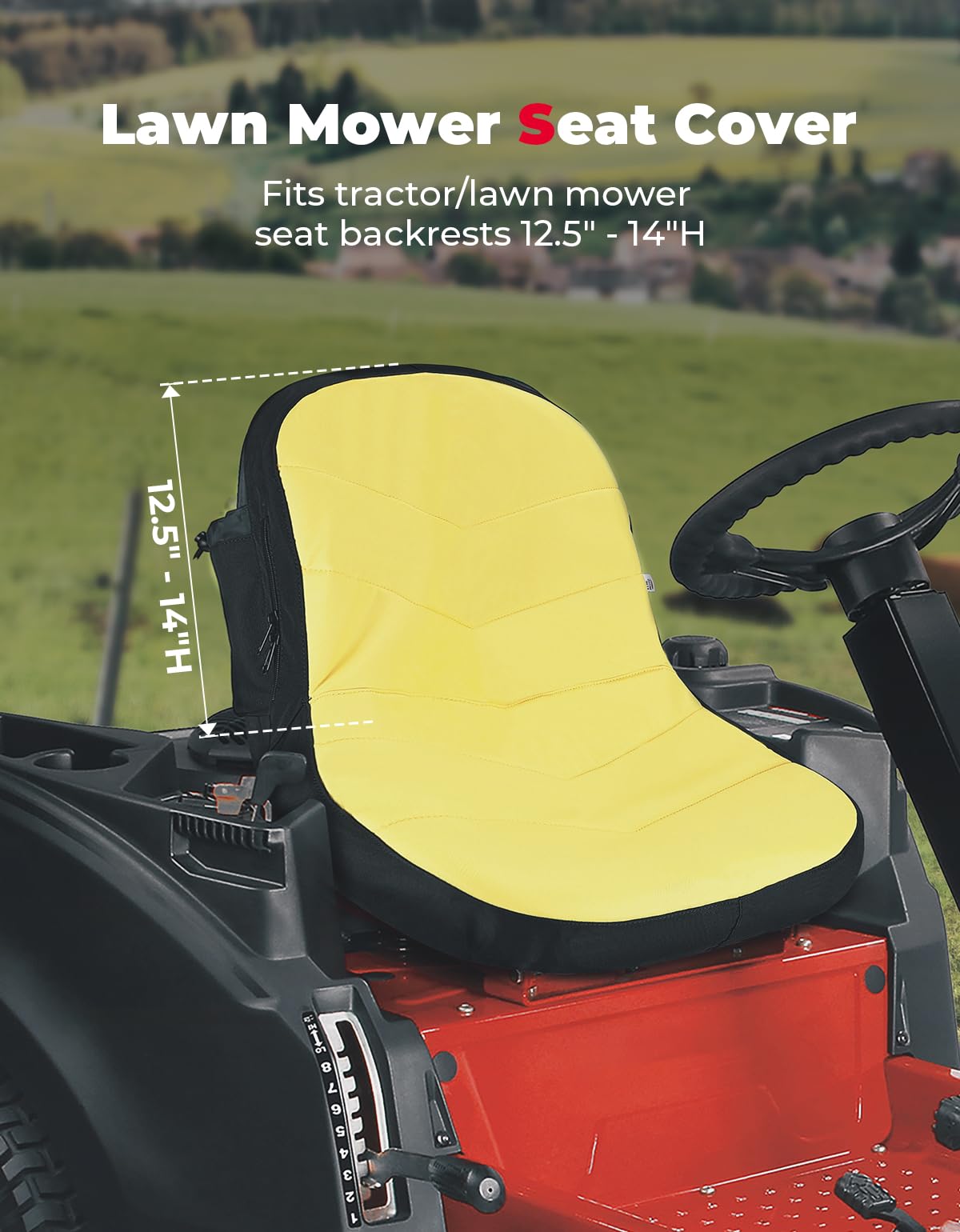 Riding lawn mower discount seat