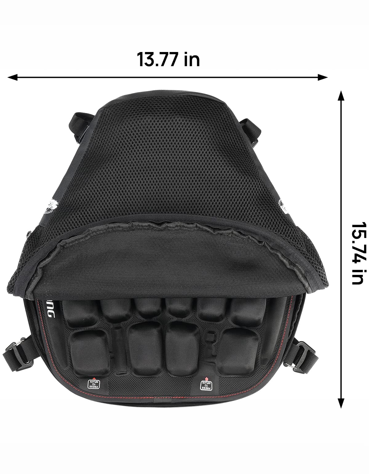 Motorcycle Foldable 3D Air Fillable Seat Cushion