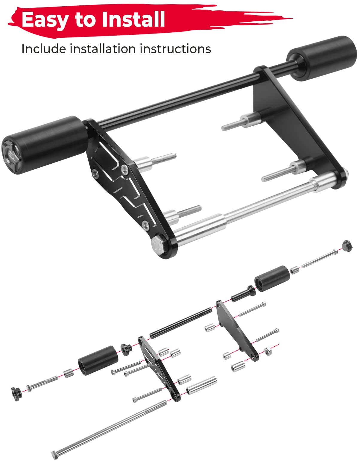 Crash Protection Frame Sliders Kit for Grom 2022-2024