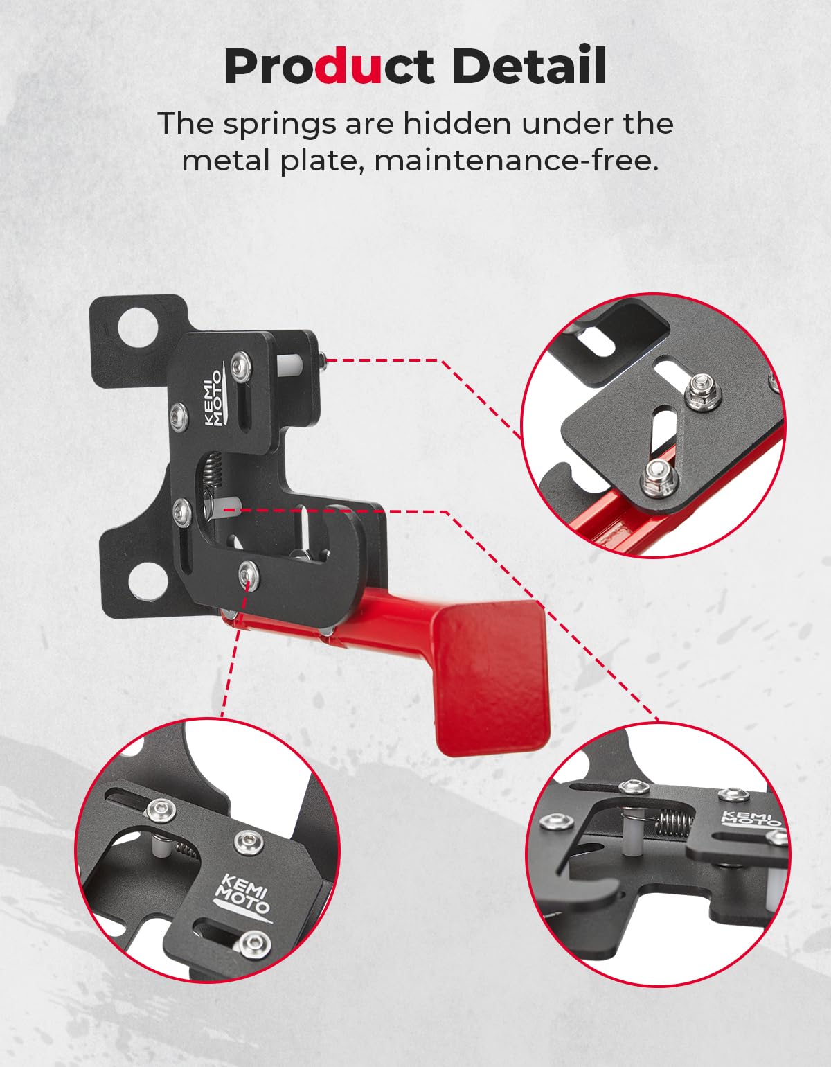 Upgraded Spring Parking Brake For Polaris RZR - Kemimoto