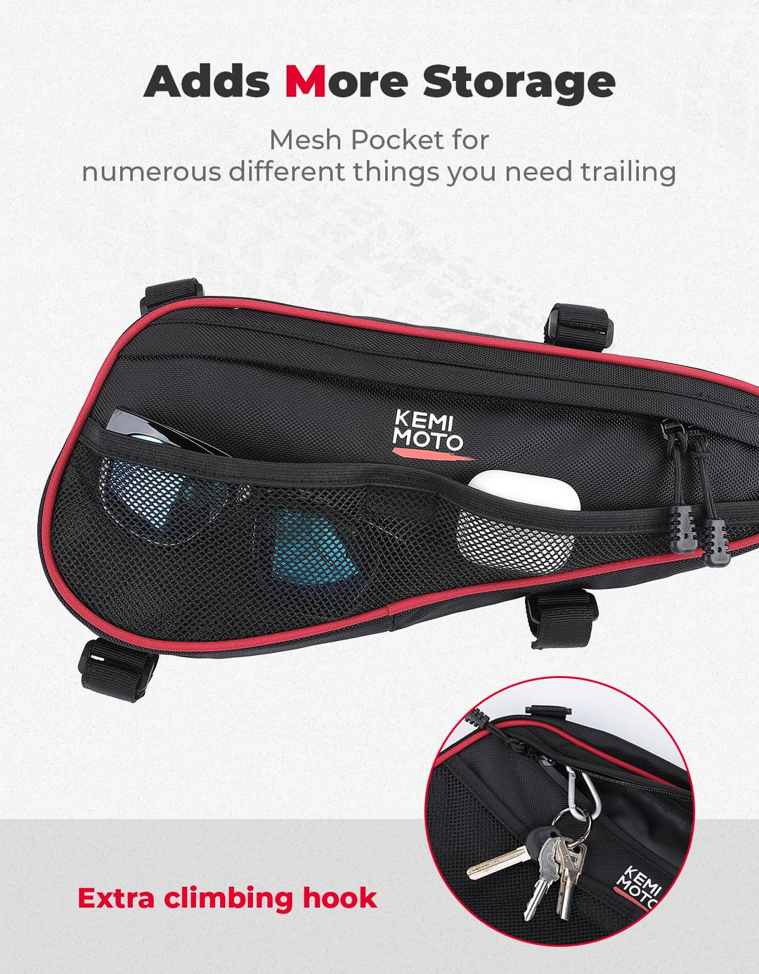  KEMIMOTO Bolsas traseras de motocicleta compatibles