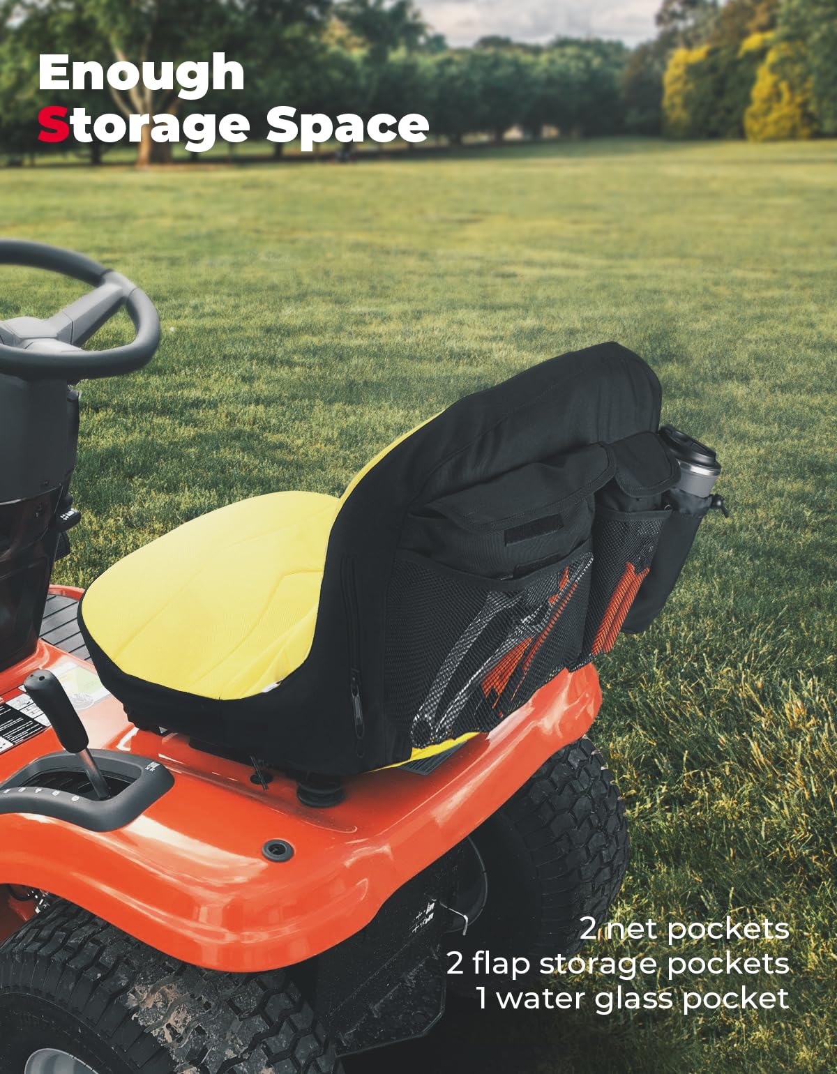 Husqvarna lawn mower seat cover hot sale