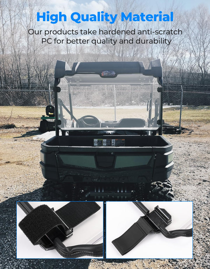 Rear Windshield for John Deere Gator XUV / RSX - Kemimoto