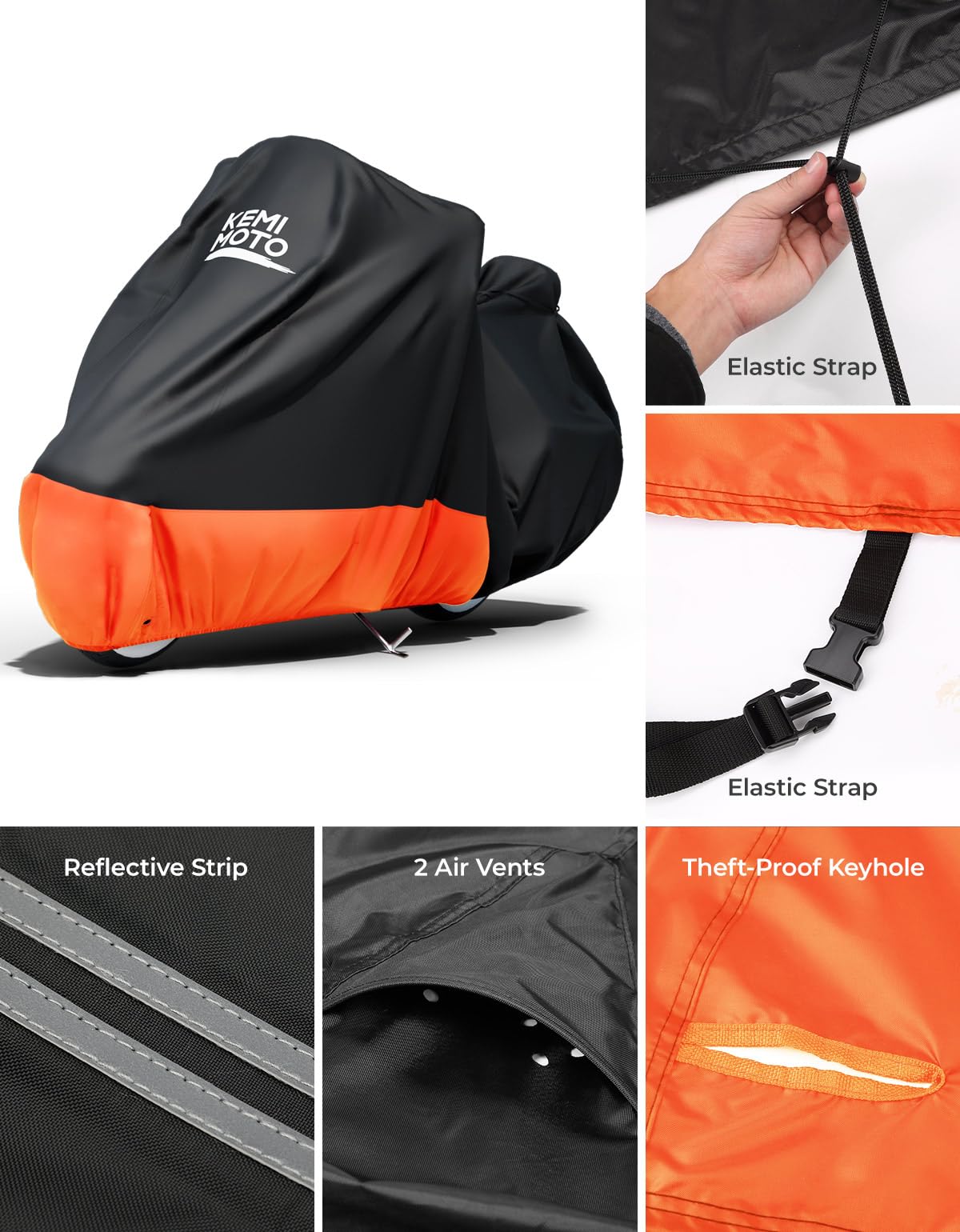 Motorcycle Cover for Touring Models - Kemimoto