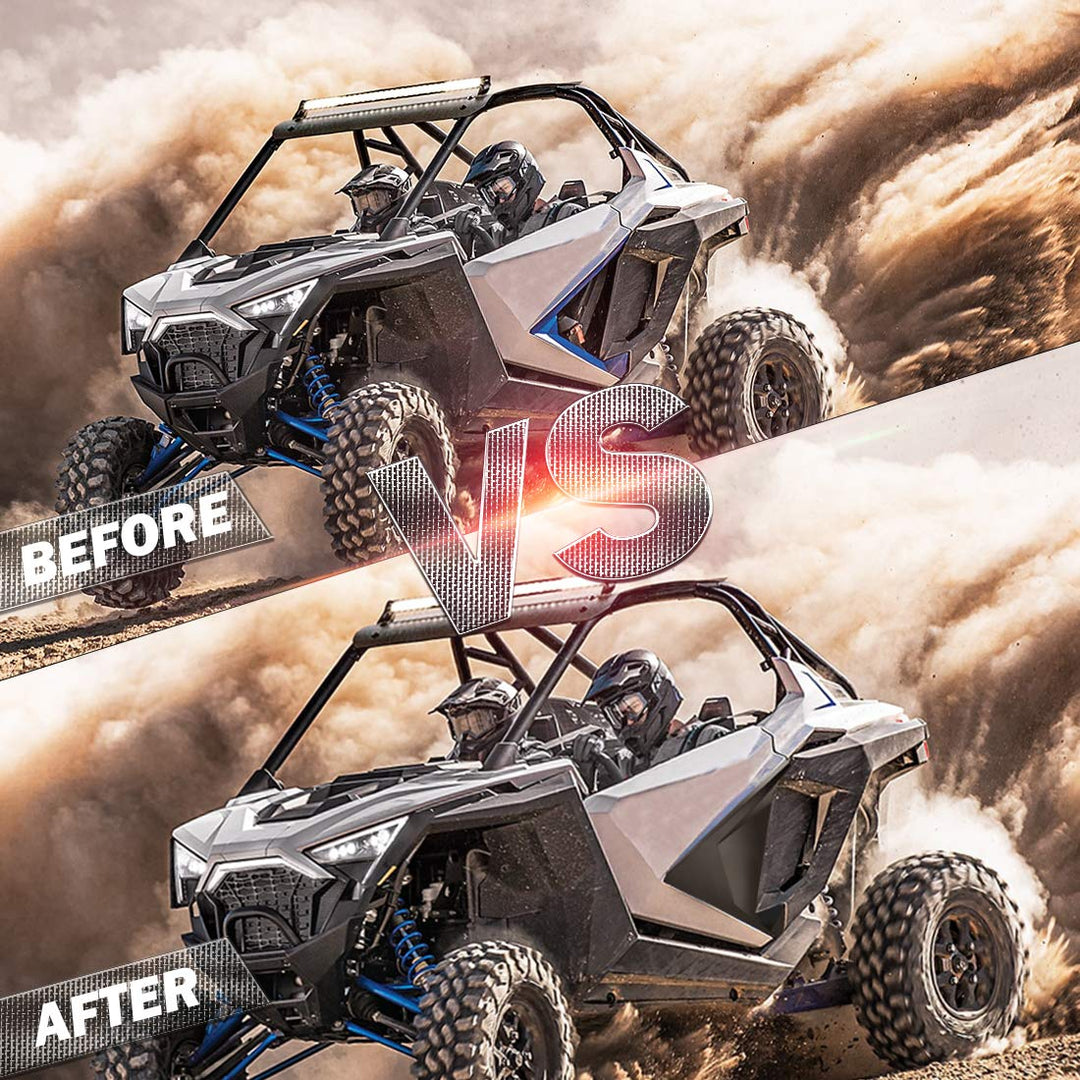 Door Inserts Lower Half Door for 2020-2024 RZR PRO XP/R/Turbo R(2 Seater) - Kemimoto