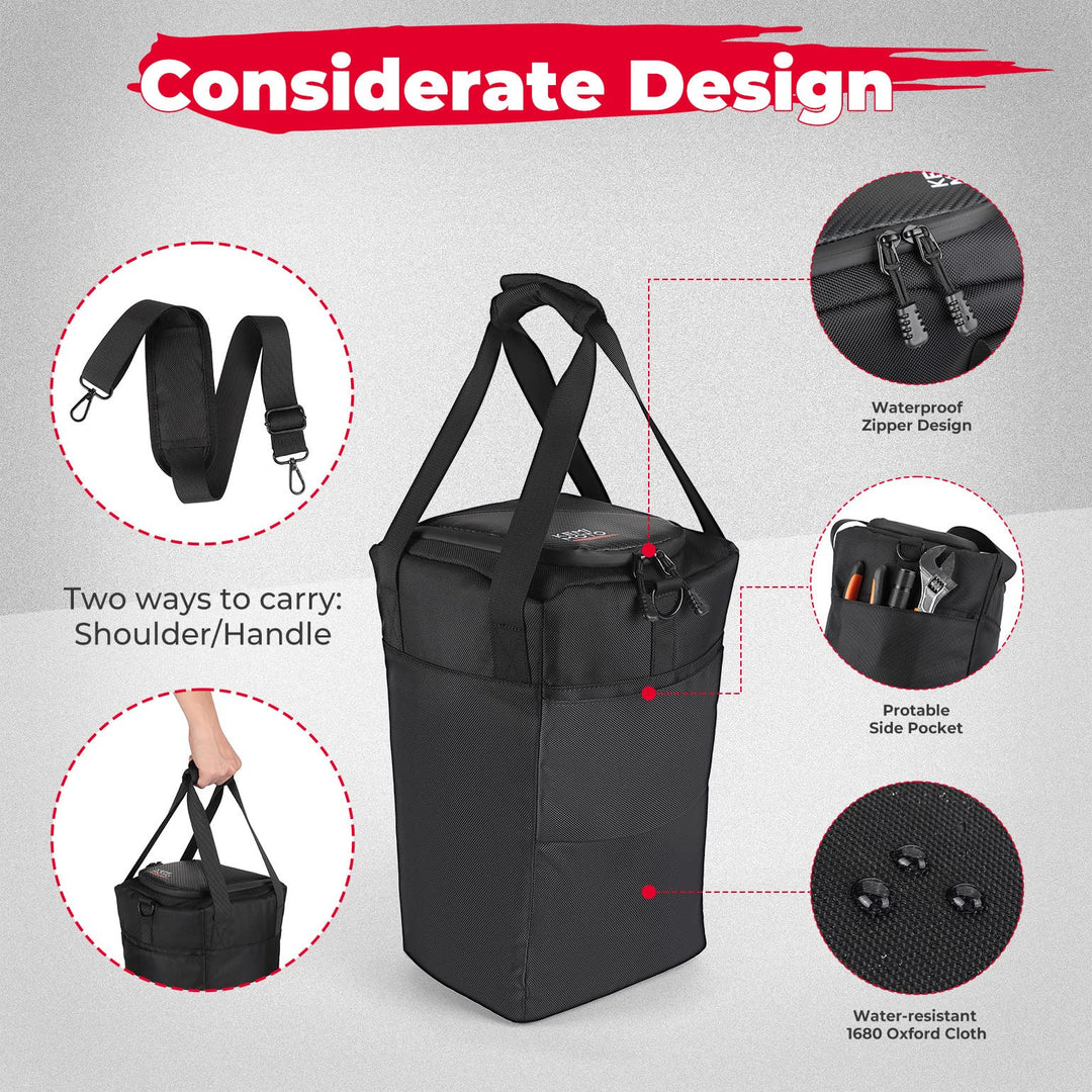 BRUTE, Portable Hand Tote 16L x 7H x 7, TOTE-16