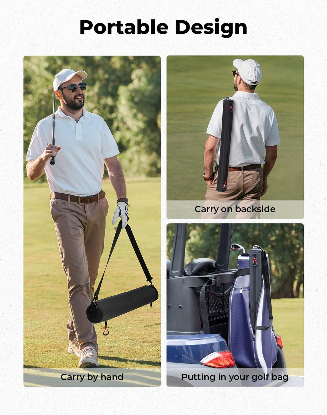 Golf Cooler Beer Sleeve for Golf Bag