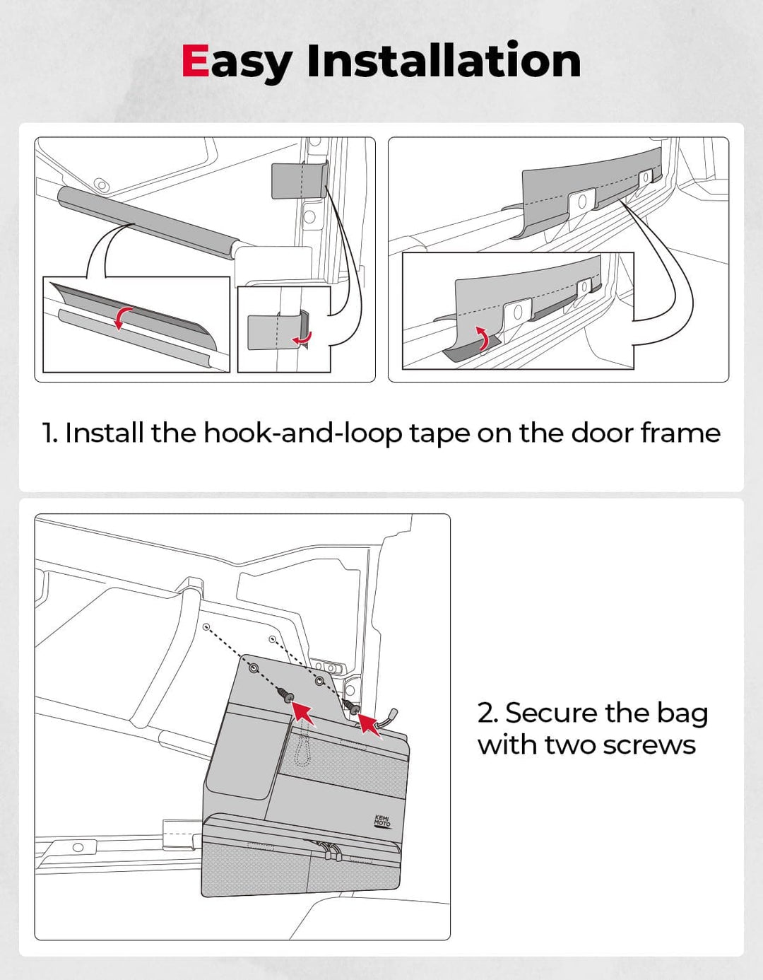 Door Bags for Can-Am Maverick Trail 1000/1000 DPS