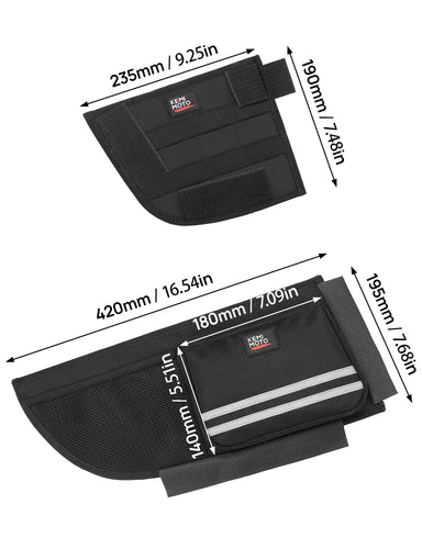 Tour Pack Organizer with Mesh Pocket and Dividers