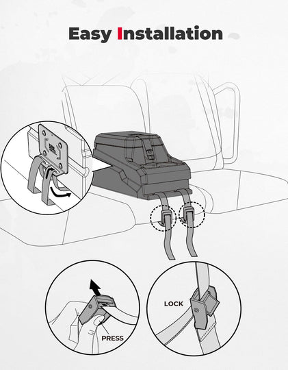 Bench Seat Center Console Box for CFMOTO UFORCE 1000/1000XL