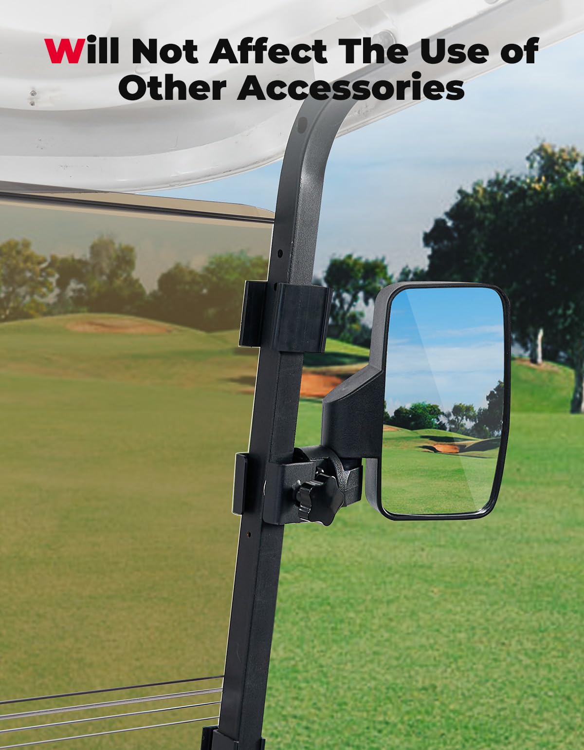 Foldable Golf Cart Windshield for Club Car Precedent Gas/Electric (04-Up) - Kemimoto