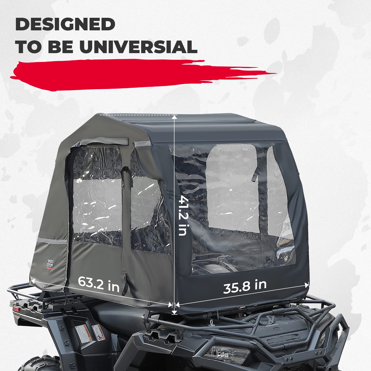 ATV Full Cab Enclosure Canopy Cover - Kemimoto