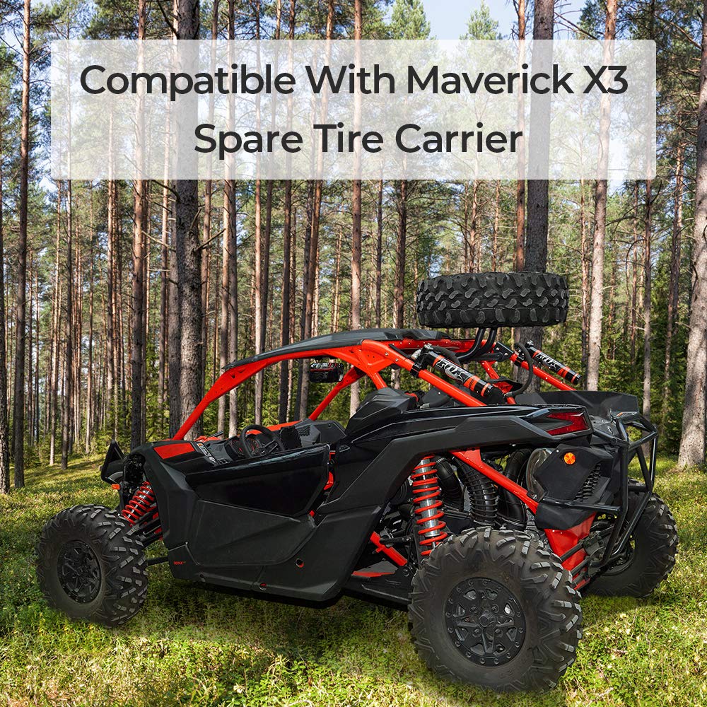 Spare Tire Mount For Can Am Maverick X3 / X3 Max/Turbo/R - Kemimoto