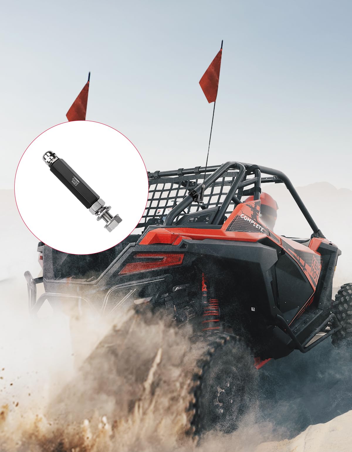 UTV Flag Mount fit 1/4'' or 5/16