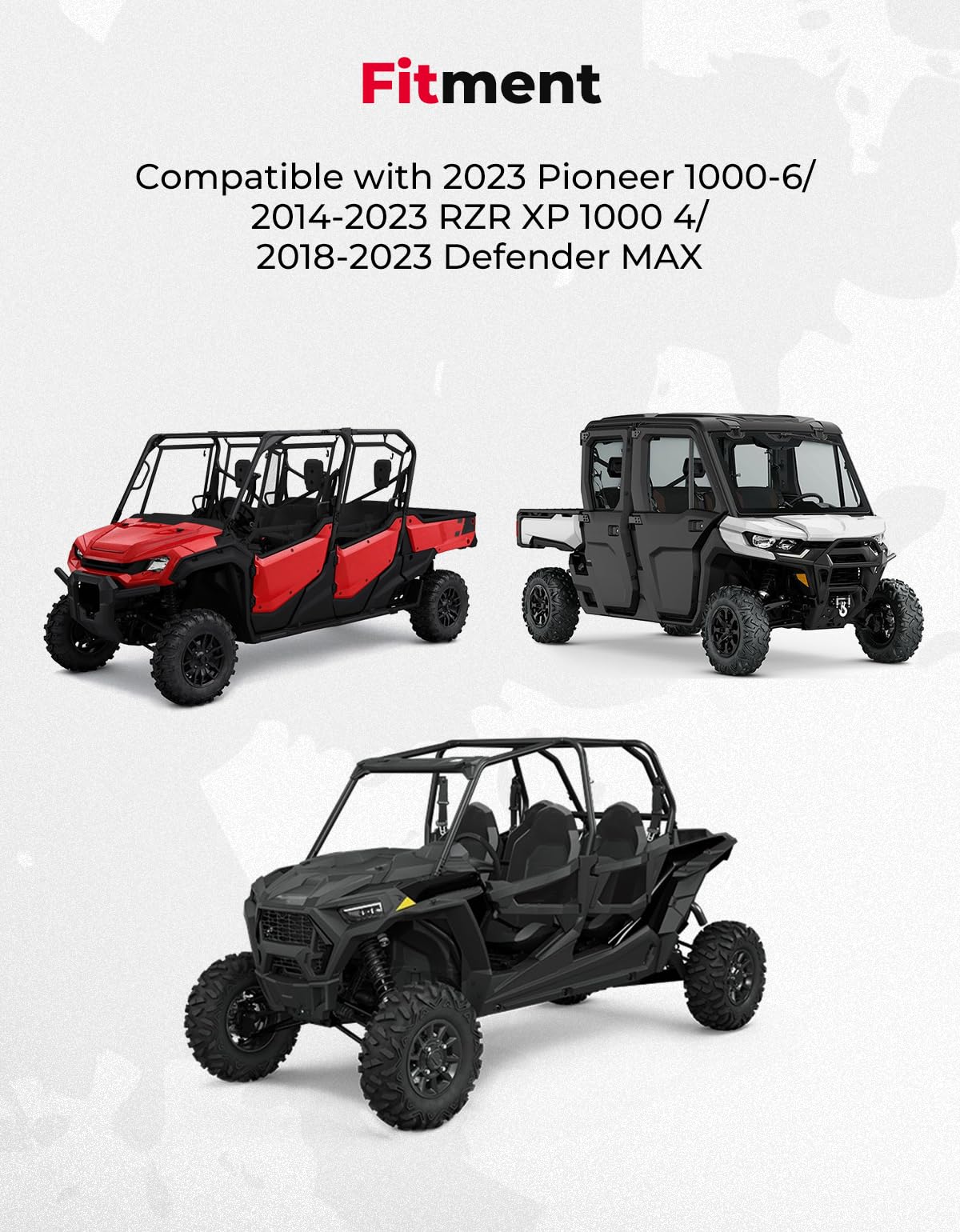 UTV Storage Bag For Pioneer 1000-6/RZR XP 1000 4 - Kemimoto