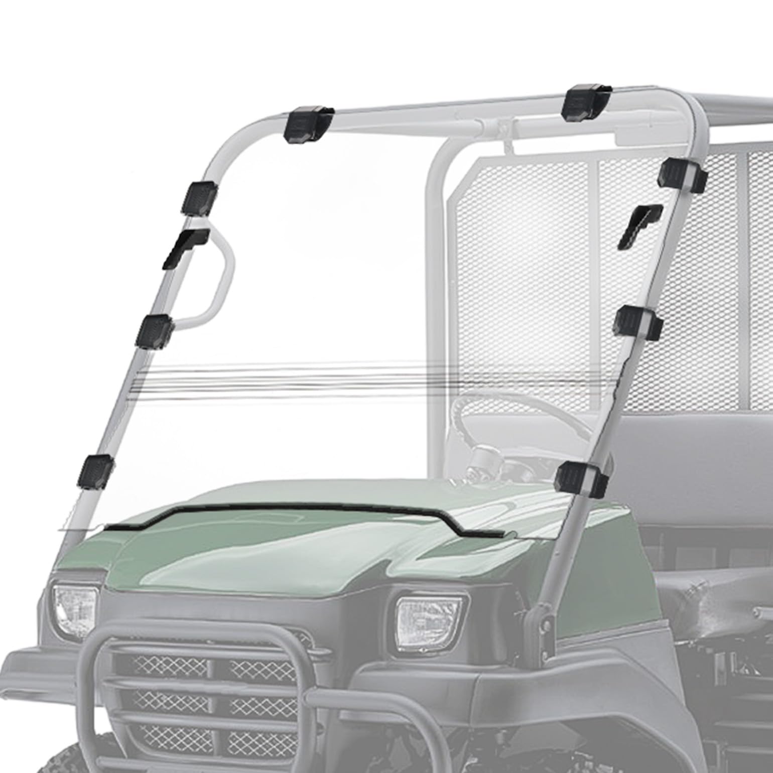 UTV Windshield For Kawasaki Mule 3010 - Kemimoto