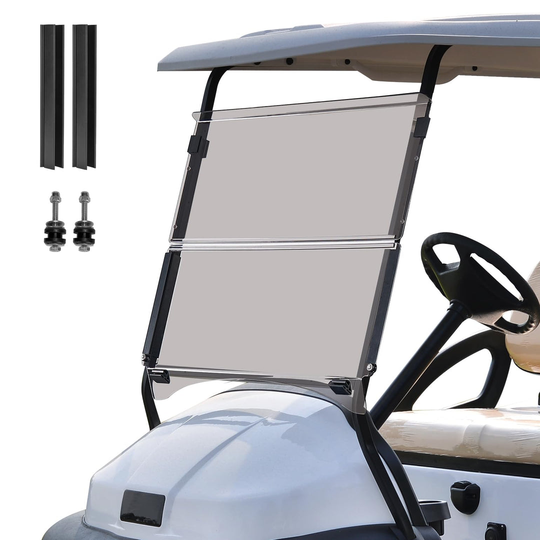 Foldable Golf Cart Windshield for Club Car Precedent Gas/Electric (04-Up) - Kemimoto