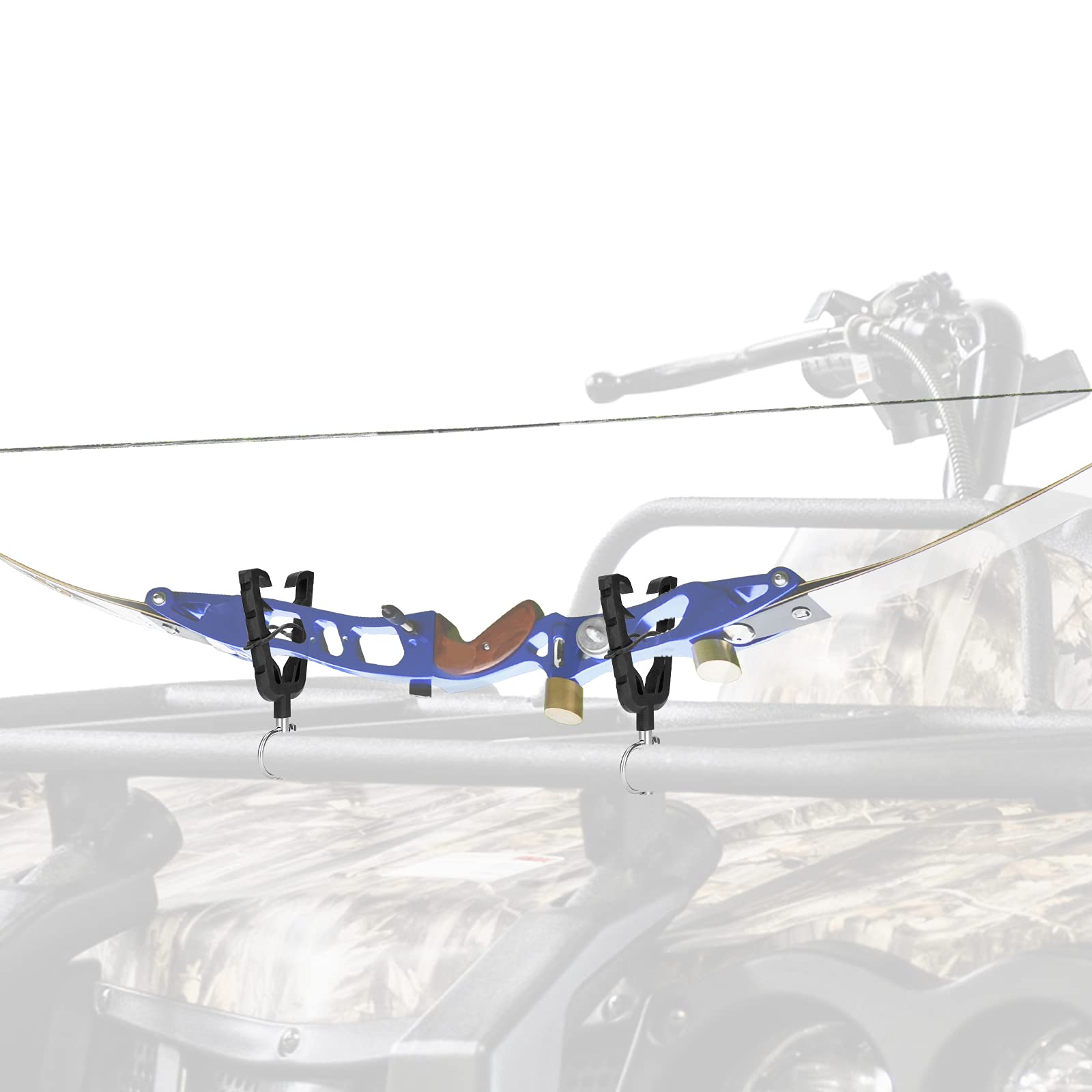 ATV Gun Mount and Bow Tools Rack with Rubber Straps - Kemimoto