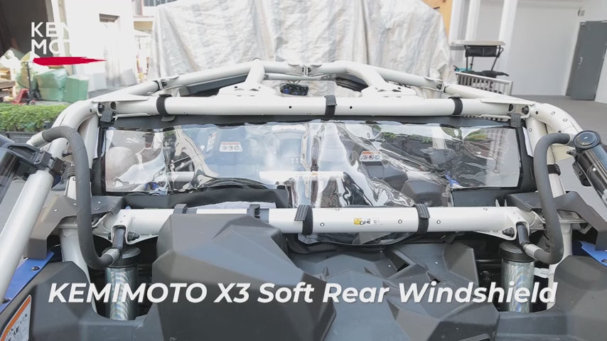 How to Installl Soft Rear Windshield for Can-Am Maverick X3