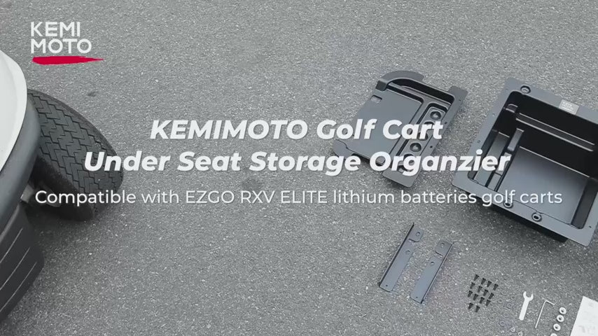 Under Seat Storage Box Upgrade for EZGO RXV Elite 2021-2025