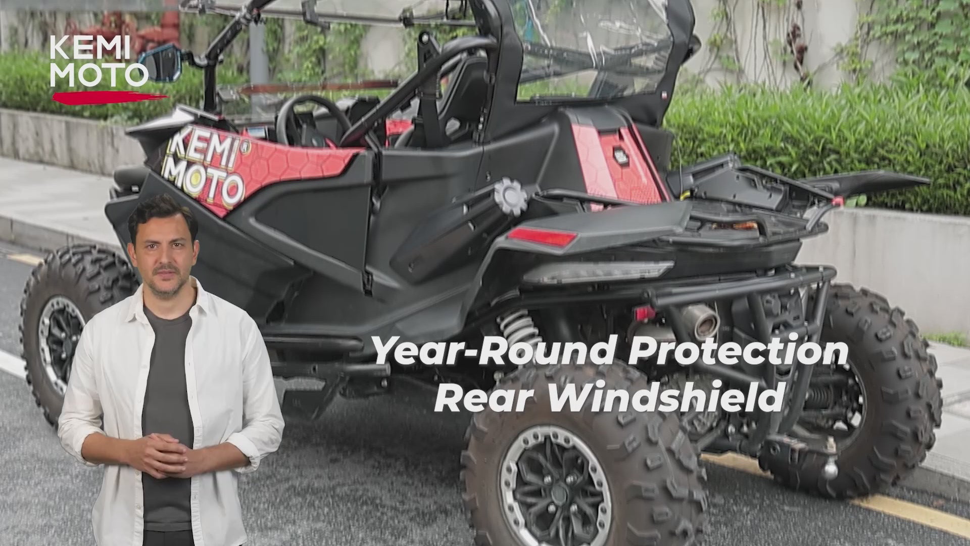 UTV Soft Rear Windshield for CFMOTO ZForce 950