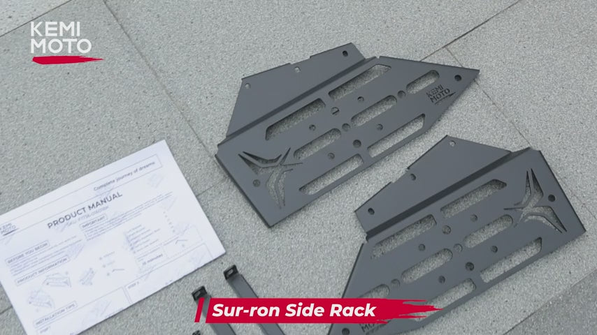 Motorcycle Side Racks Saddlebag Support Racks for Sur-Ron Light Bee